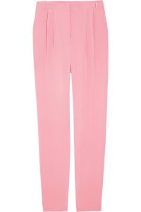Himbeer-Sahne farbene Silk Pants, von TIBI , über net-a-porter.com, 352 EUR