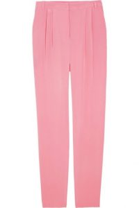 Himbeer-Sahne-farbene Silk-Pants von TIBI, über net-a-porter, 352 EUR