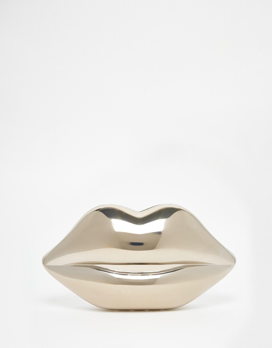 Lulu Guiness Lips Clutch