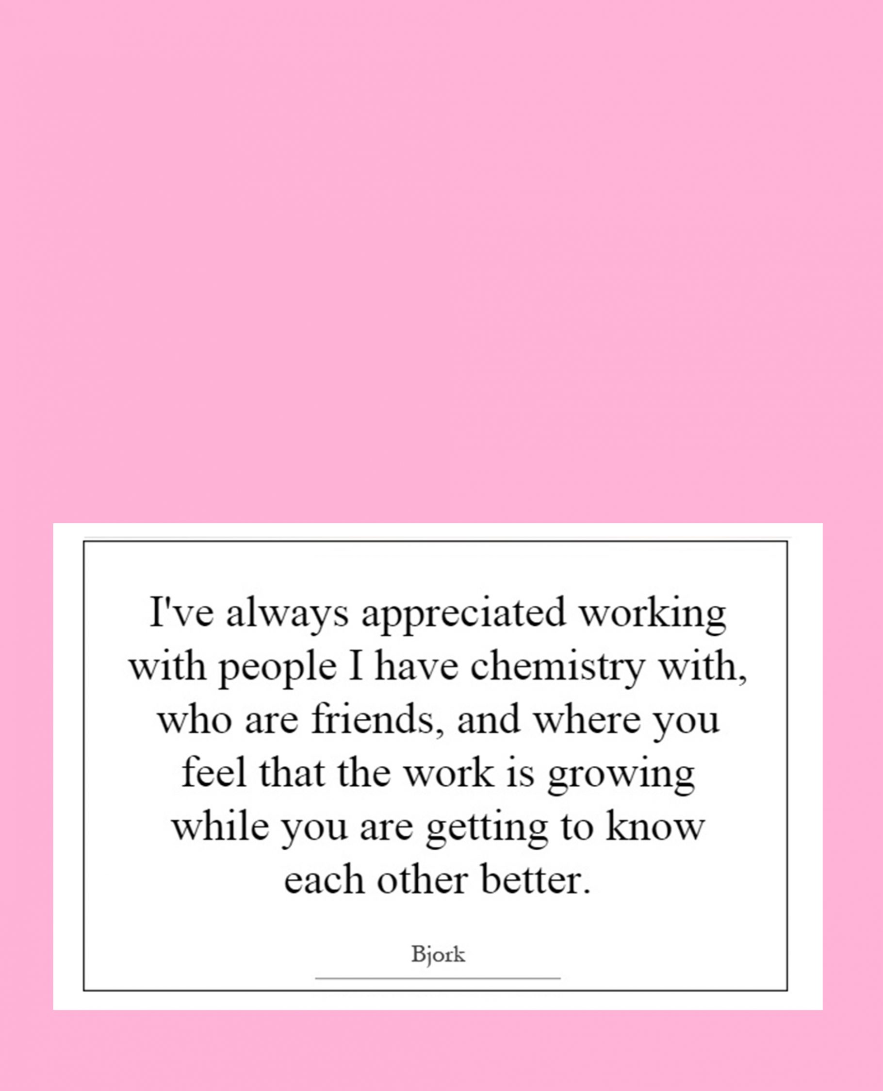 Working with friends